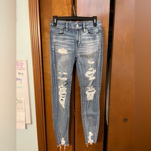 American Eagle high waisted jeans 4R